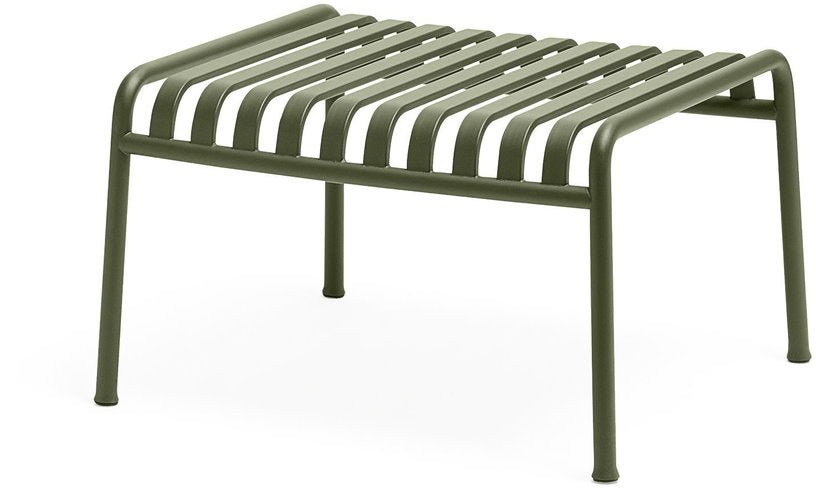 Ottoman de jardin en métal olive Palissade - HAY - The Cool Republic