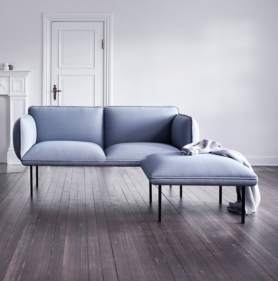 Ottoman en laine gris Nakki - Woud - The Cool Republic