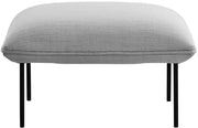 Ottoman en laine gris Nakki - Woud - The Cool Republic