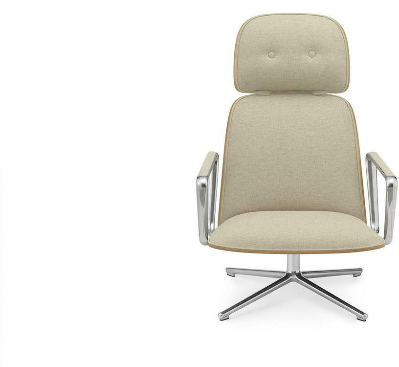 Pad Lounge Chair High Swivel Alu - Normann Copenhagen - The Cool Republic