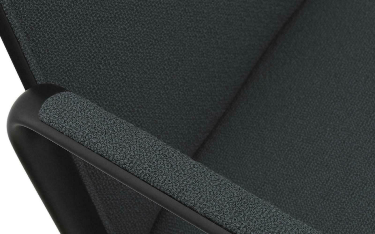 Pad Lounge Chair High Swivel Black Alu - Normann Copenhagen - The Cool Republic