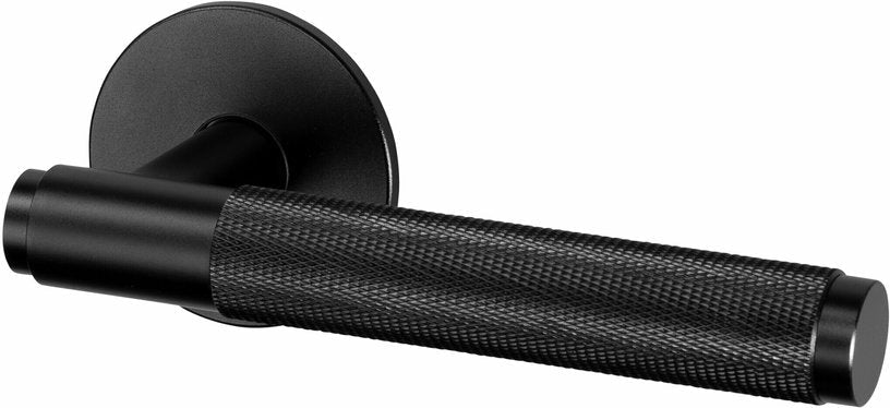 Paire de poignées de porte noires avec ressort intégré 14,5 cm - Buster+Punch - The Cool Republic