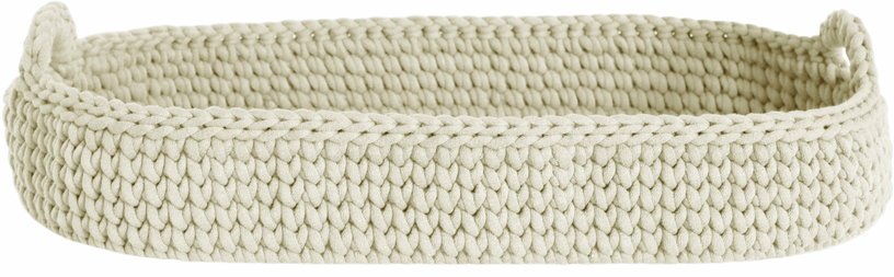 Panier à langer en crochet beige et matelas Moses - Happy Moses - The Cool Republic