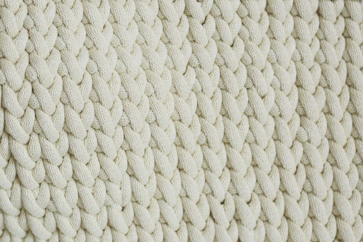 Panier à langer en crochet beige et matelas Moses - Happy Moses - The Cool Republic