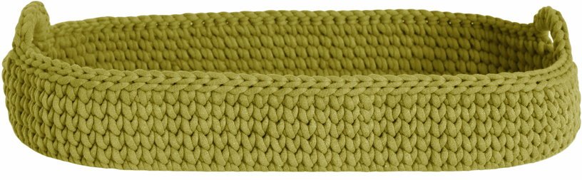 Panier à langer en crochet vert et matelas Moses - Happy Moses - The Cool Republic