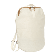Panier à linge en toile avec anses beige - Hübsch - The Cool Republic