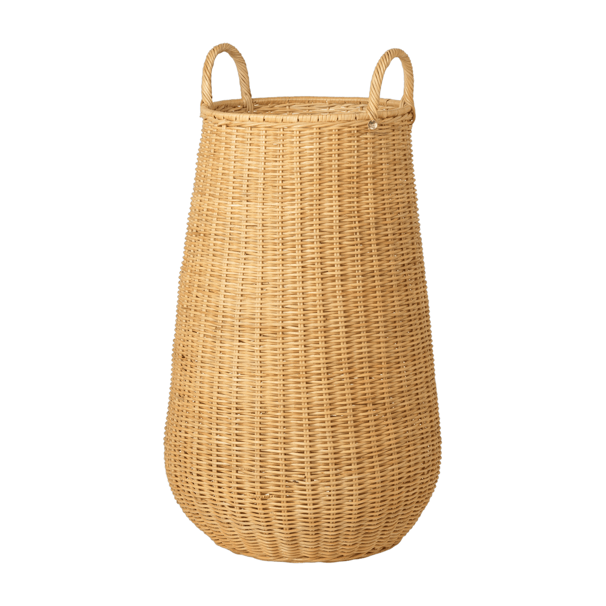 Panier à linge tissé naturel en rotin - Ferm Living - The Cool Republic