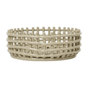 Panier beige en céramique - Ferm Living - The Cool Republic