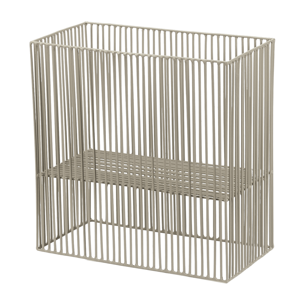 Panier carré en métal gris 30 x 15 cm - Serax - The Cool Republic