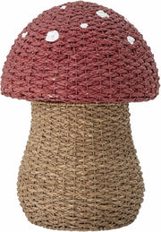 Panier champignon en fibres naturelles rouge Corintha - Bloomingville mini - The Cool Republic