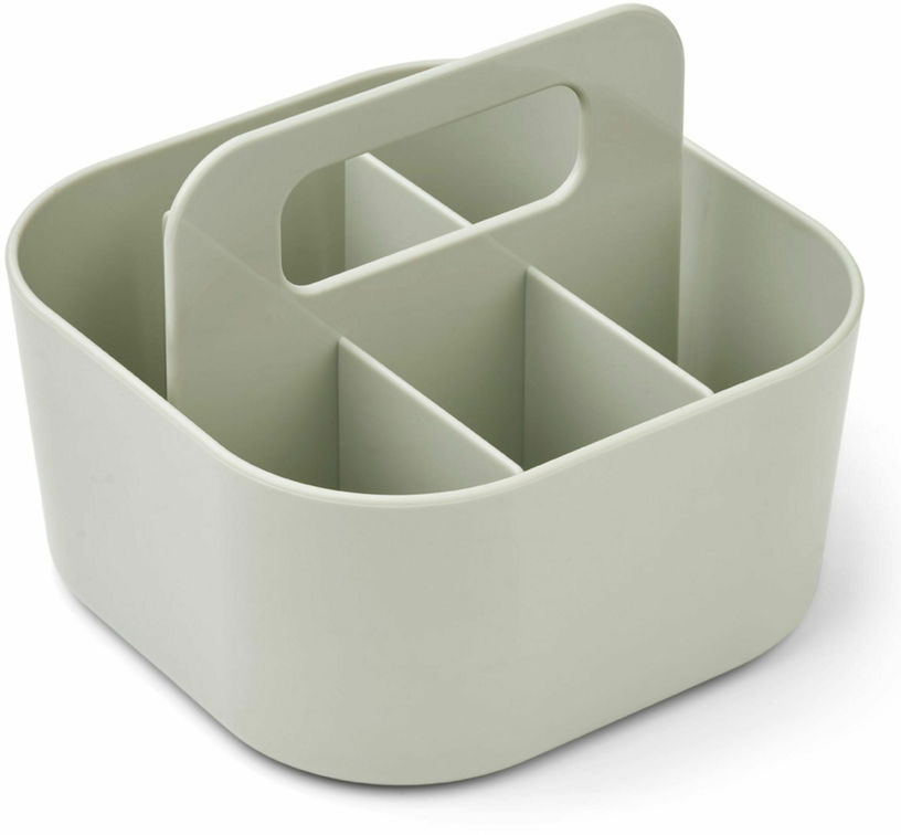 Panier de rangement en plastique recyclé cloud blue 17x17cm May - Liewood - The Cool Republic