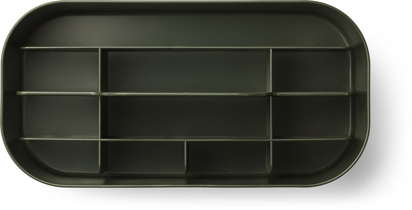 Panier de rangement en plastique recyclé hunter green 17x33cm Hope - Liewood - The Cool Republic