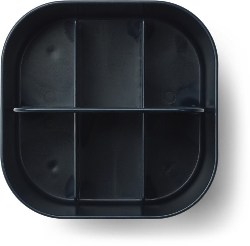 Panier de rangement en plastique recyclé midnight navy 17x17cm May - Liewood - The Cool Republic
