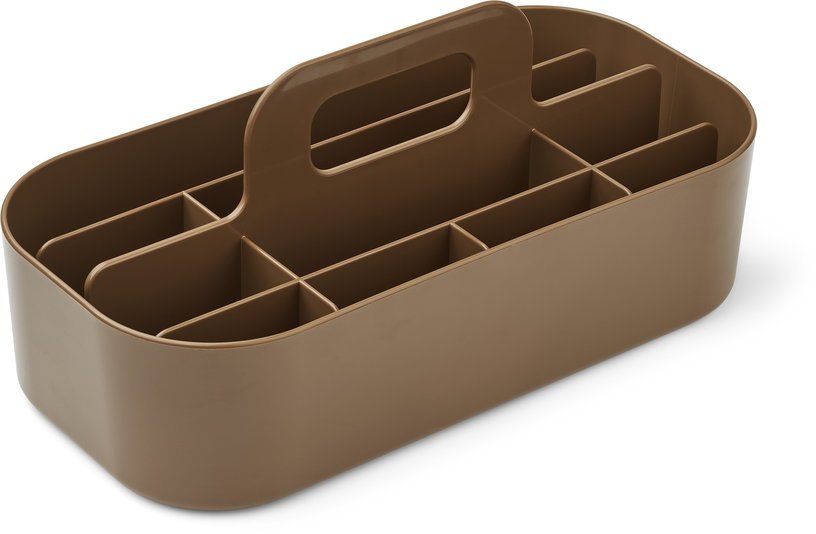 Panier de rangement en plastique recyclé pecan 17x33cm Hope - Liewood - The Cool Republic