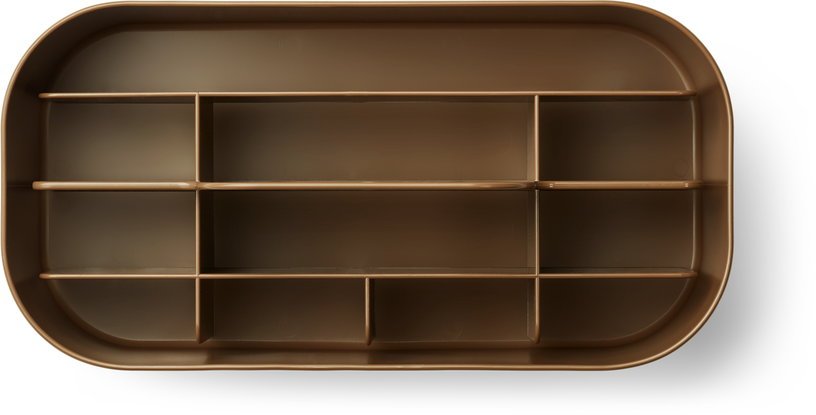 Panier de rangement en plastique recyclé pecan 17x33cm Hope - Liewood - The Cool Republic