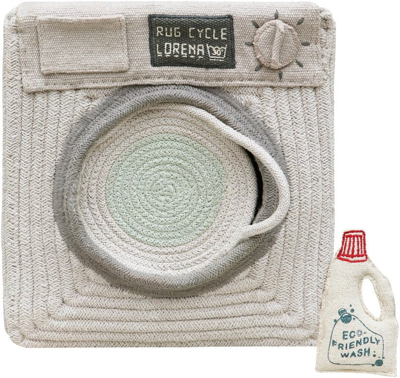 Panier de rangement en polyester 30 x 33 cm Washing machine - Lorena Canals - The Cool Republic