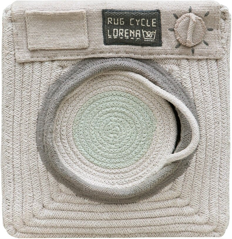 Panier de rangement en polyester 30 x 33 cm Washing machine - Lorena Canals - The Cool Republic