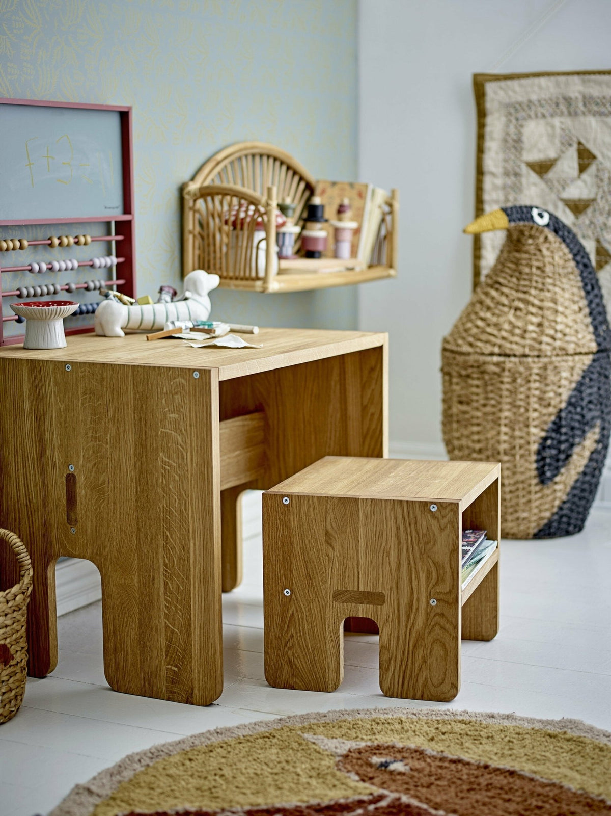 Panier de rangement Pingouin - Bloomingville mini - The Cool Republic