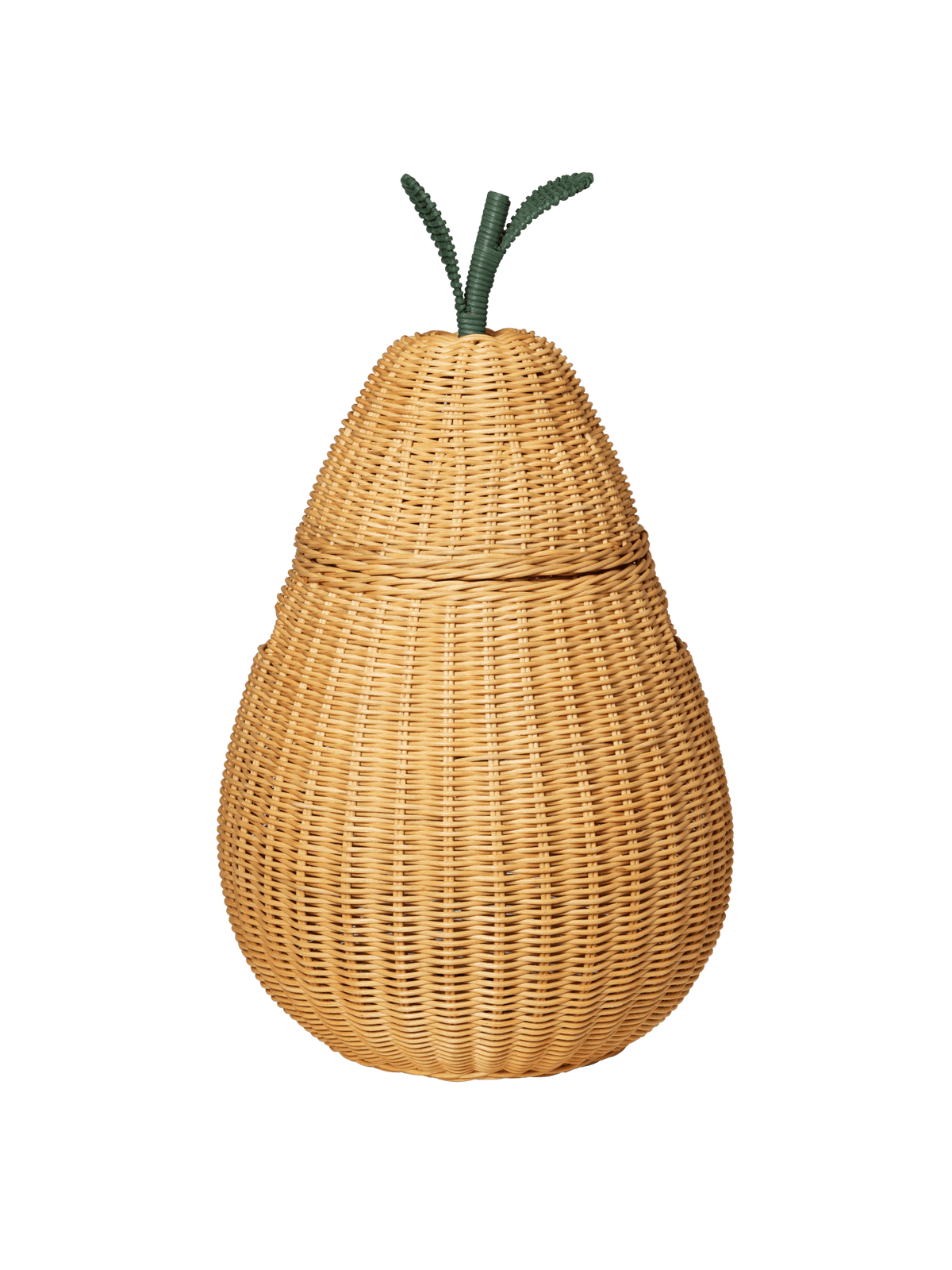Panier de rangement poire en rotin tressé naturel 50 x 83 cm Pear - Ferm Living - The Cool Republic