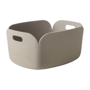 Panier de rangement recyclé sable Restore - Muuto - The Cool Republic