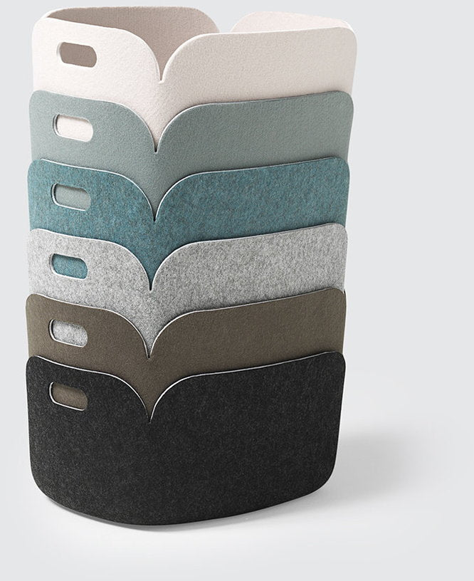 Panier de rangement recyclé vert pastel Restore - Muuto - The Cool Republic