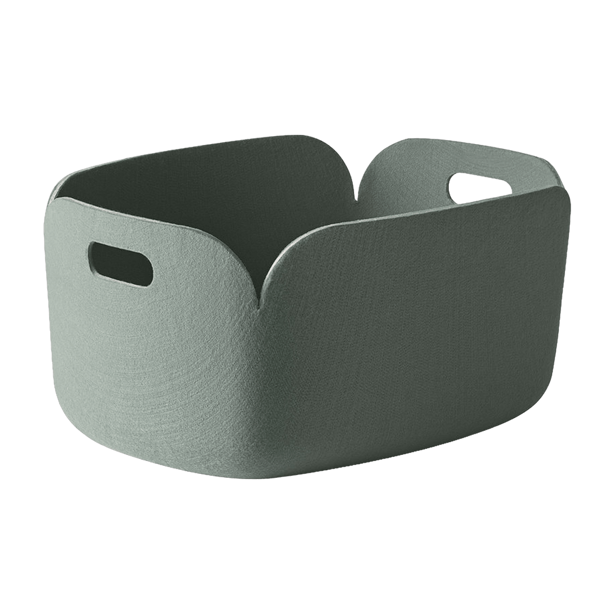 Panier de rangement recyclé vert pastel Restore - Muuto - The Cool Republic