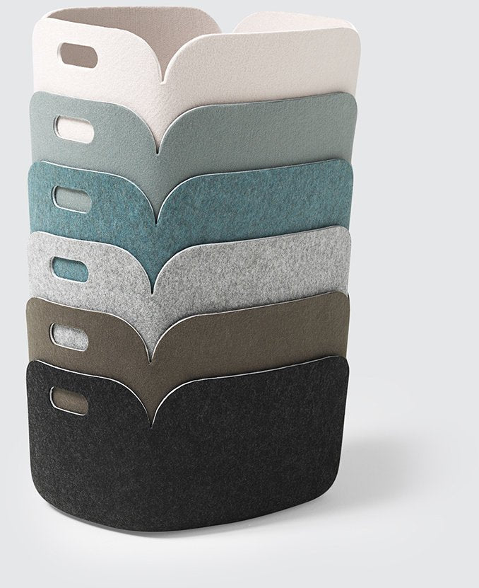 Panier de rangement recyclé vert pastel Restore - Muuto - The Cool Republic