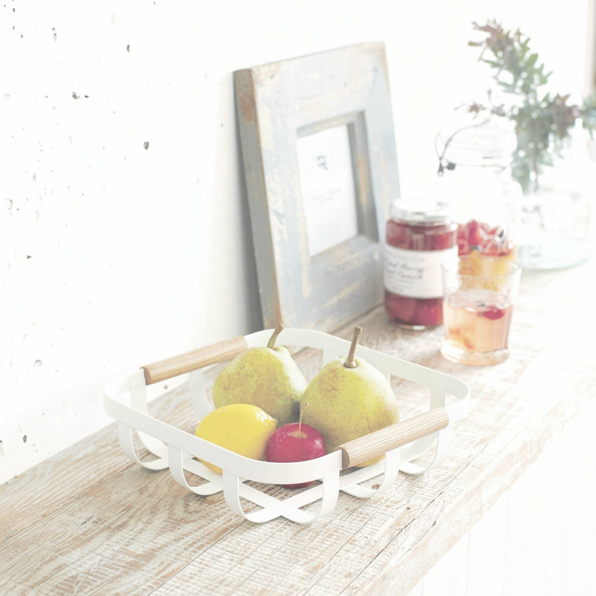 Panier en acier blanc Tosca - Yamazaki - The Cool Republic
