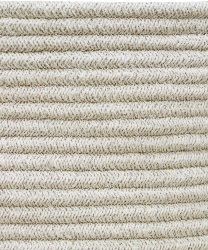 Panier en coton beige 35 x 20 cm Gram - Lorena Canals - The Cool Republic