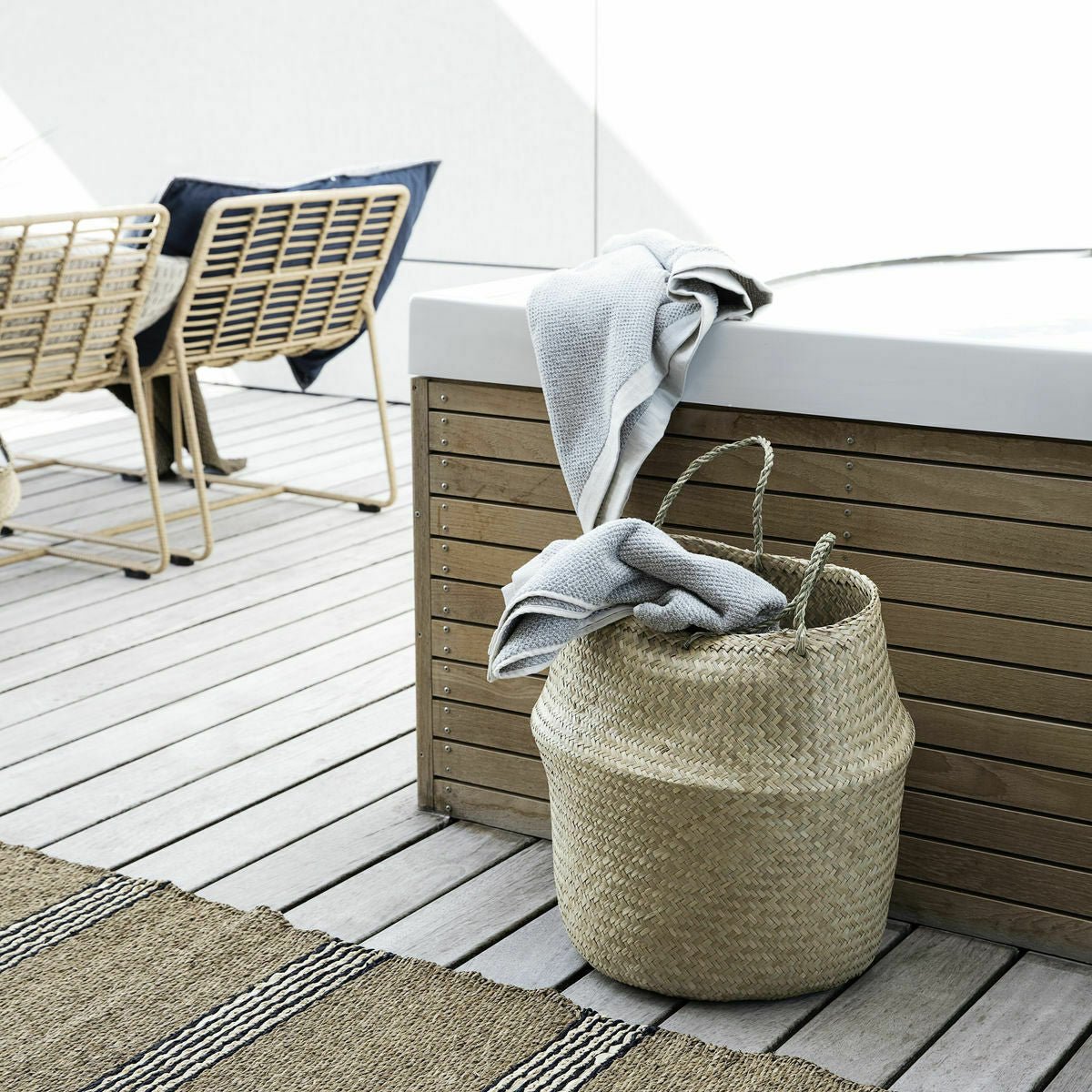 Panier en jute 42 x 47 cm Tanger - House Doctor - The Cool Republic