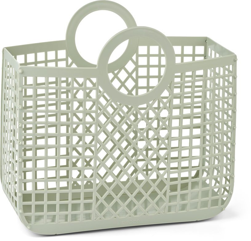 Panier en matériaux recyclés dusty mint Bloom - Liewood - The Cool Republic