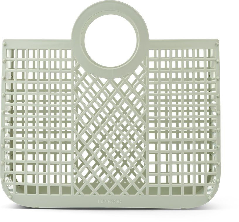 Panier en matériaux recyclés dusty mint Bloom - Liewood - The Cool Republic