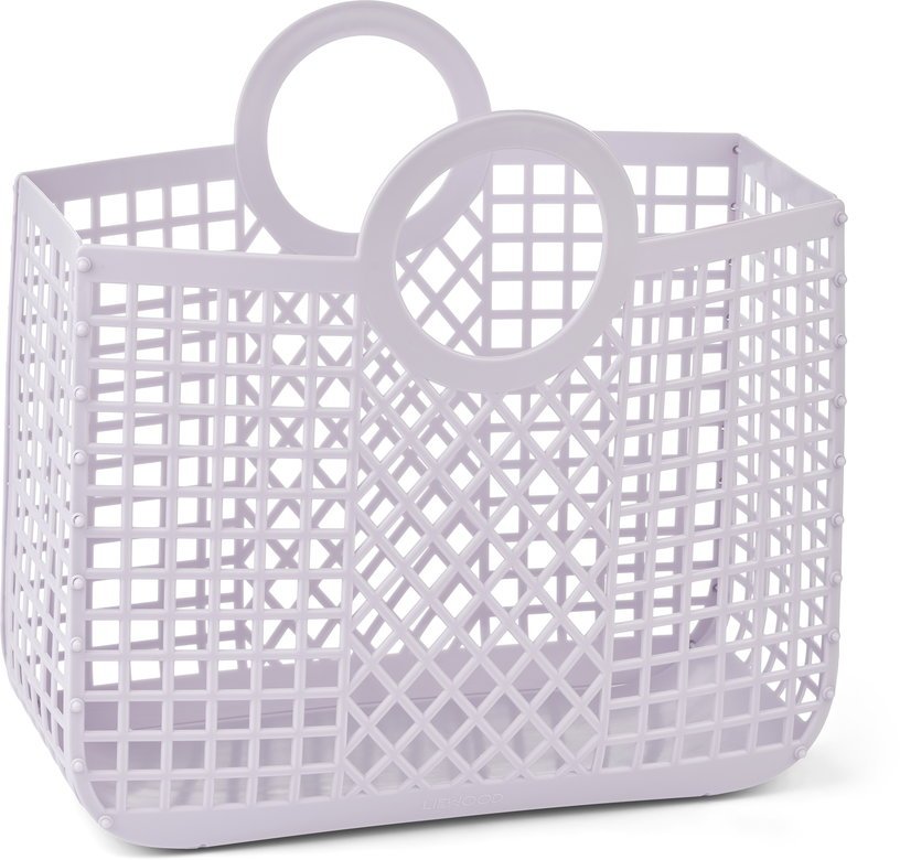 Panier en matériaux recyclés misty lilac Bloom - Liewood - The Cool Republic