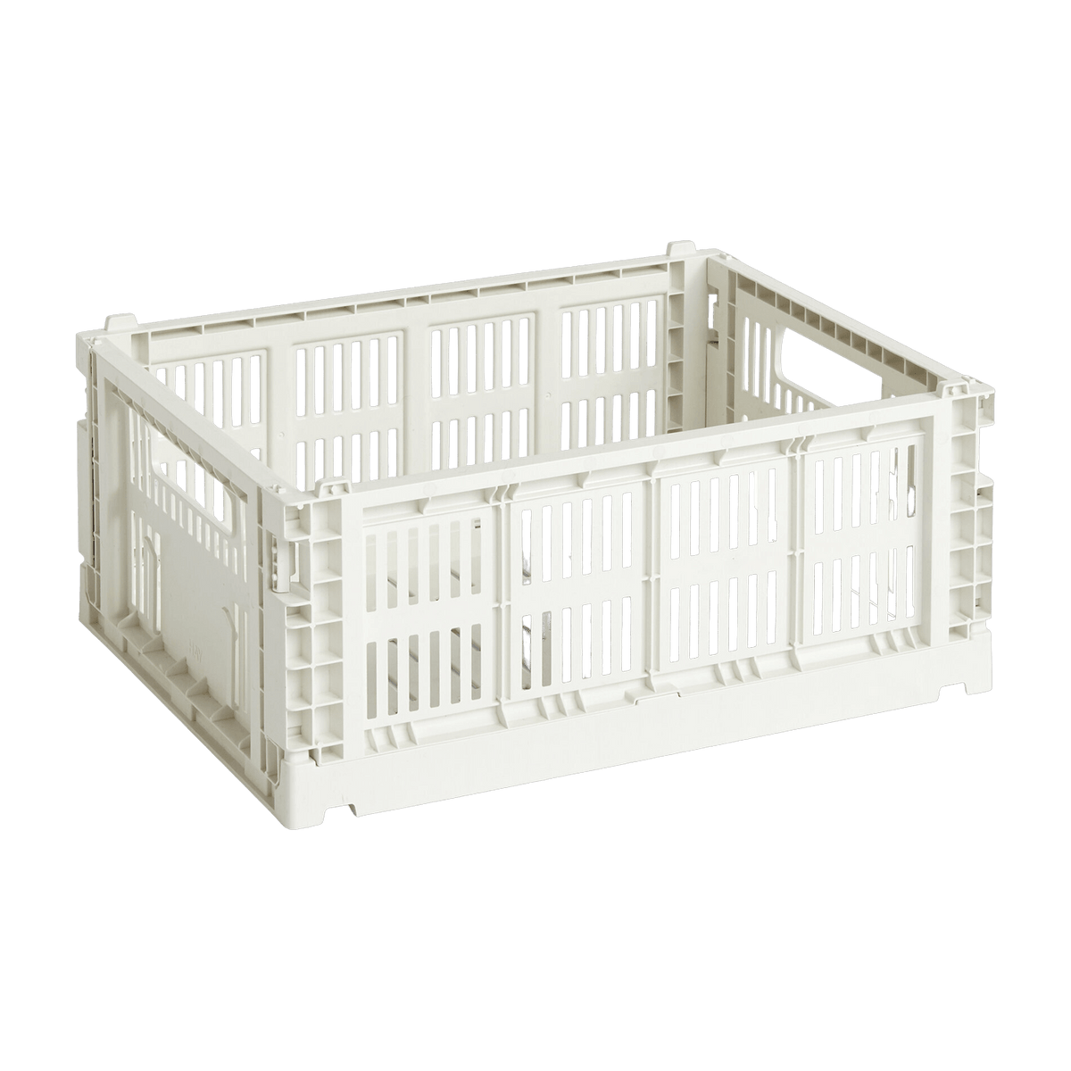 Panier en matière recyclée blanc M Colour Crate - HAY - The Cool Republic