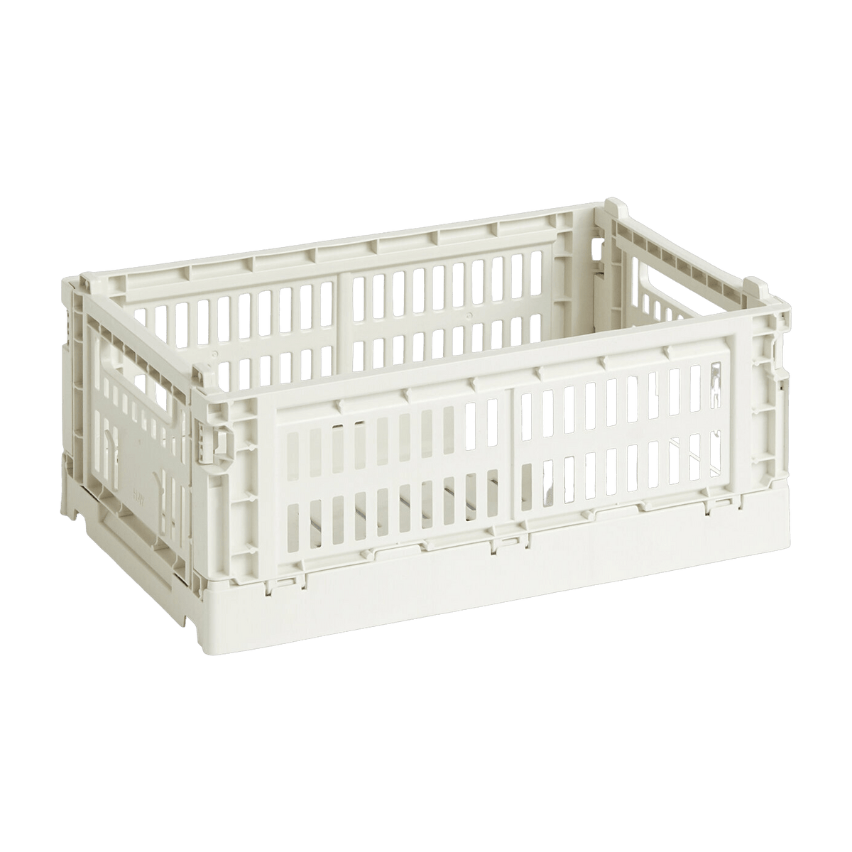 Panier en matière recyclée blanc S Colour Crate - HAY - The Cool Republic