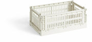 Panier en matière recyclée blanc S Colour Crate - HAY - The Cool Republic