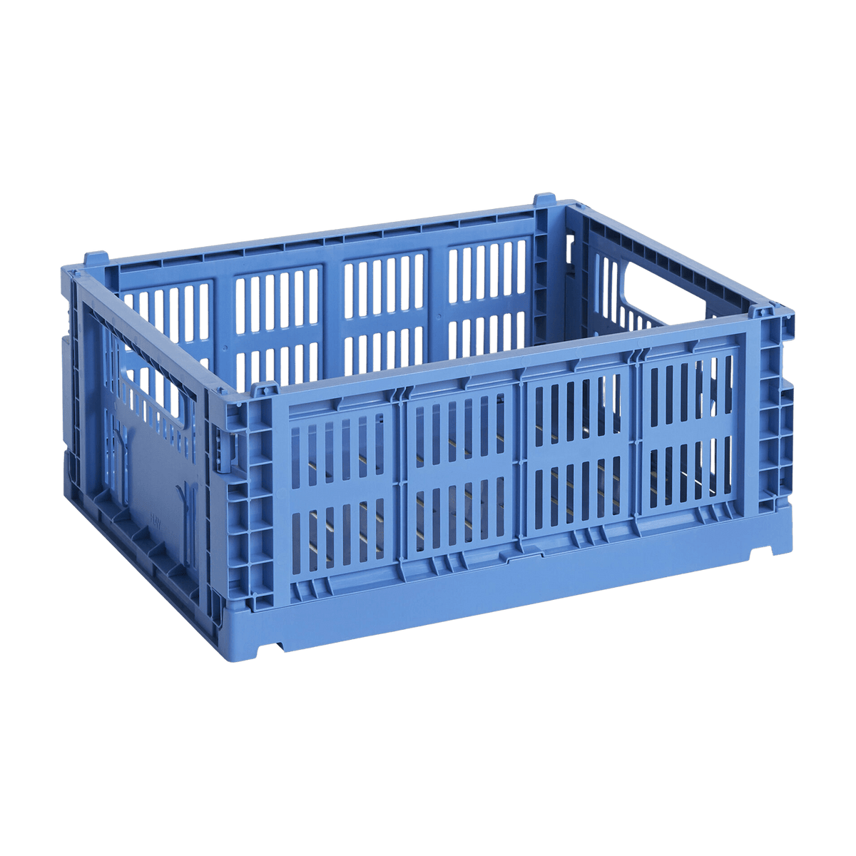 Panier en matière recyclée bleu électrique M Colour Crate - HAY - The Cool Republic