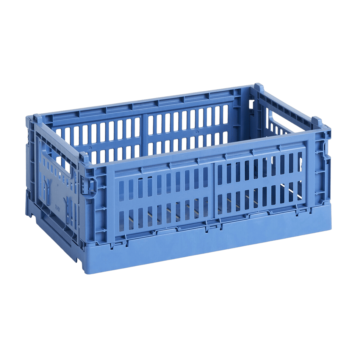 Panier en matière recyclée bleu électrique S Colour Crate - HAY - The Cool Republic