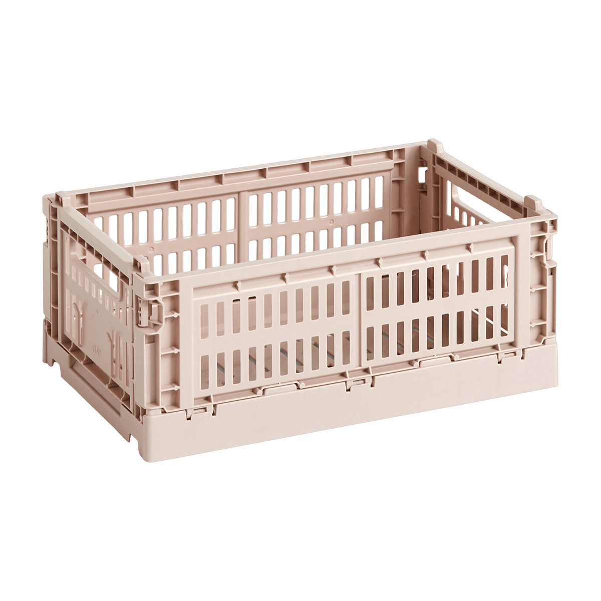 Panier en matière recyclée blush S Colour Crate - HAY - The Cool Republic