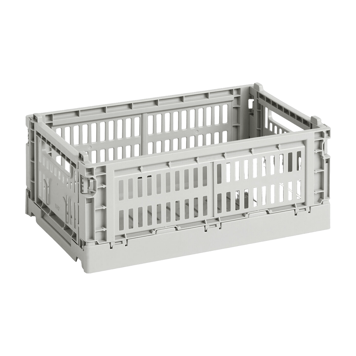 Panier en matière recyclée gris clair S Colour Crate - HAY - The Cool Republic