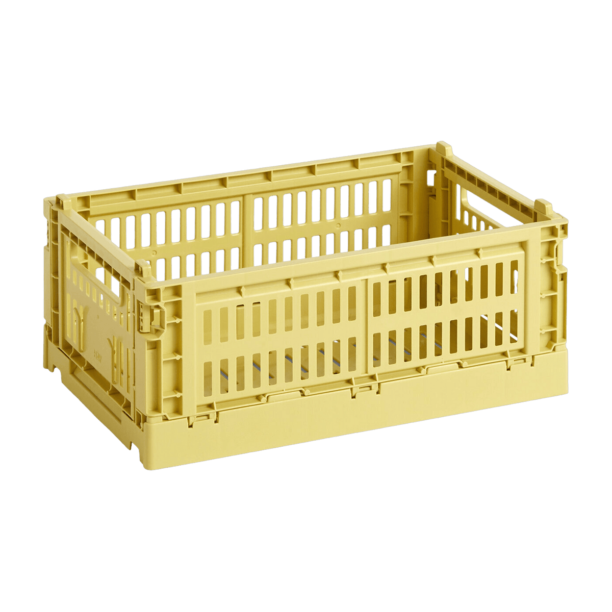 Panier en matière recyclée jaune S Colour Crate - HAY - The Cool Republic