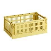 Panier en matière recyclée jaune S Colour Crate - HAY - The Cool Republic