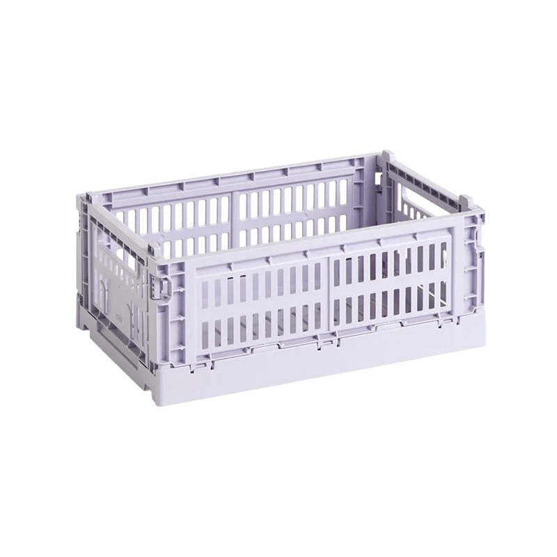 Panier en matière recyclée lavande S Colour Crate - HAY - The Cool Republic