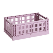 Panier en matière recyclée rose S Colour Crate - HAY - The Cool Republic