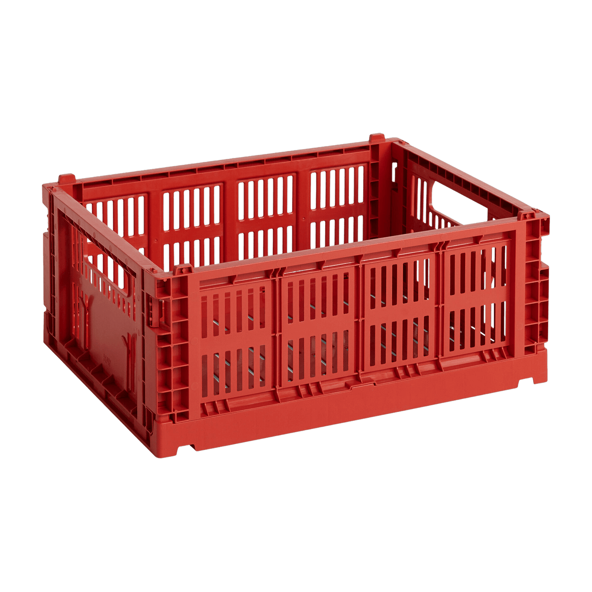 Panier en matière recyclée rouge M Colour Crate - HAY - The Cool Republic