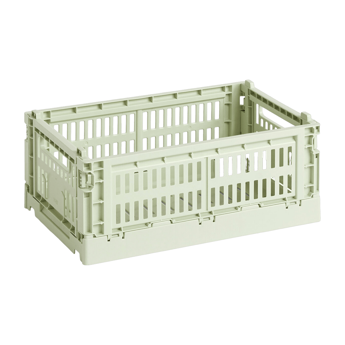 Panier en matière recyclée vert menthe S Colour Crate - HAY - The Cool Republic