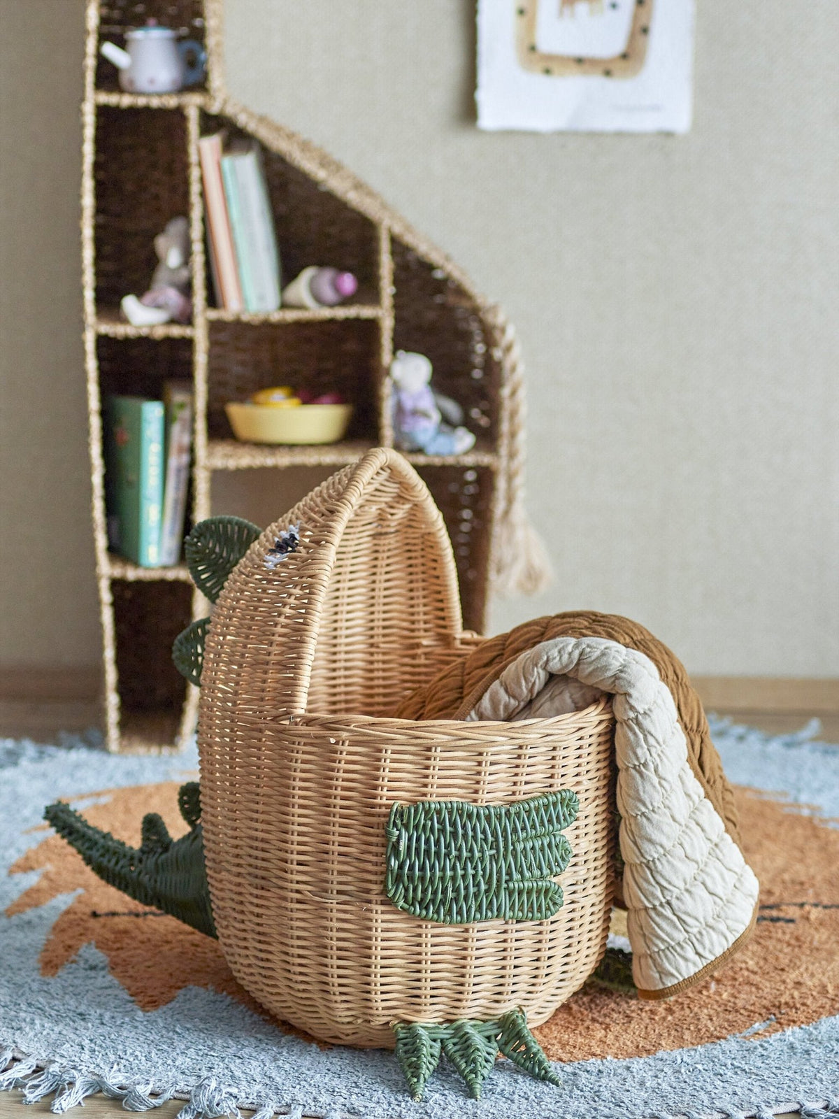Panier en rotin Eddi - Bloomingville Mini - The Cool Republic