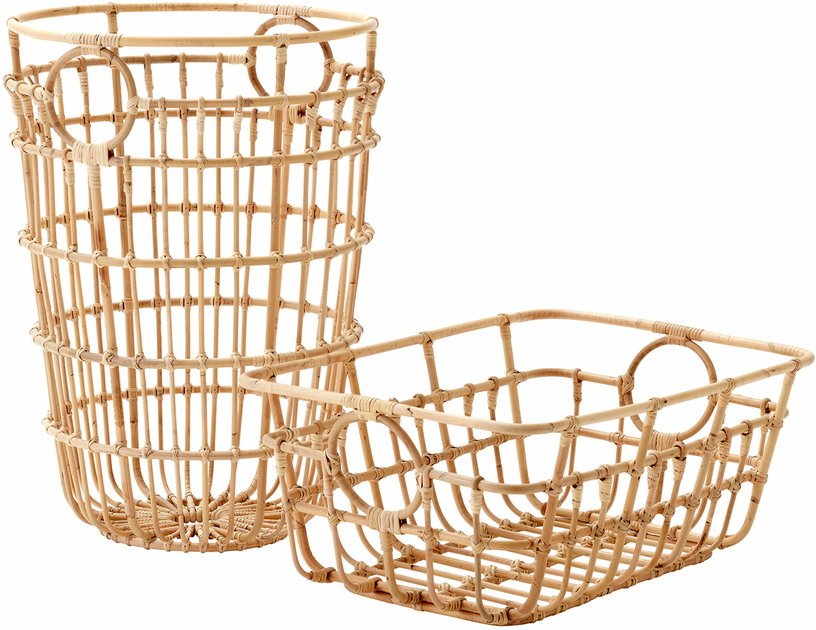 Panier en rotin naturel Carry Me - Cane - Line - The Cool Republic