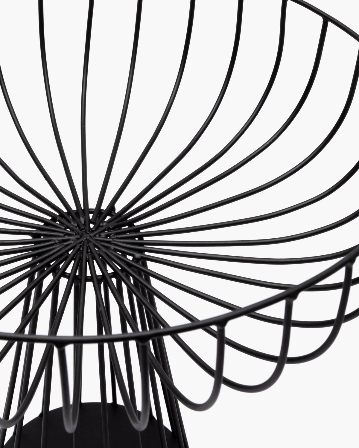 Panier haut en fer noir 30x28cm Catu - Serax - The Cool Republic