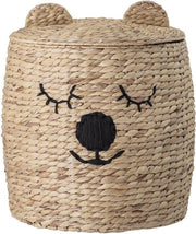 Panier ours en jonc Nature - Bloomingville mini - The Cool Republic